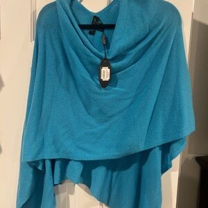 Womens Cashmere Sweater Blue NWT